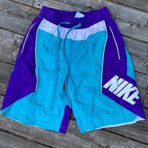 Vintage 1990s Nike Retro MultiColor Shorts Medium
